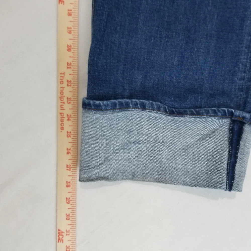 KUT From The Kloth Jeans Womens 16 Blue Sienna High Rise Wide Leg Cuffed - Picture 10 of 11